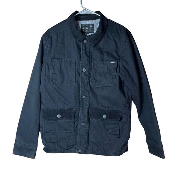 Quicksilver Mens Black Jacket Size Medium - Picture 1 of 8